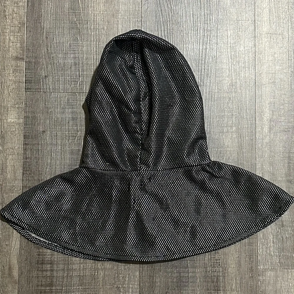 💞 Little Kids One Size Black and Gray Pretend Armor Dress Up Costume Hood
